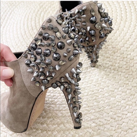 Renzo Studded Ankle Booties - Picture 7 of 11